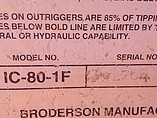 2000 BRODERSON IC80-1F Photo #10