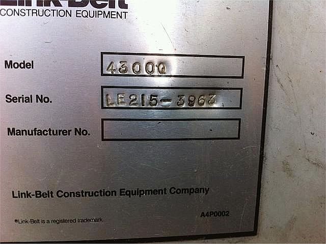 LINK BELT 4300Q LC Photo