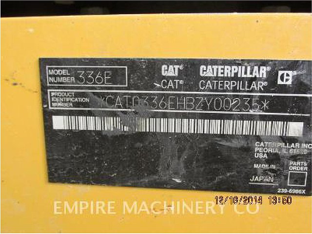 2011 CATERPILLAR 336EL Photo